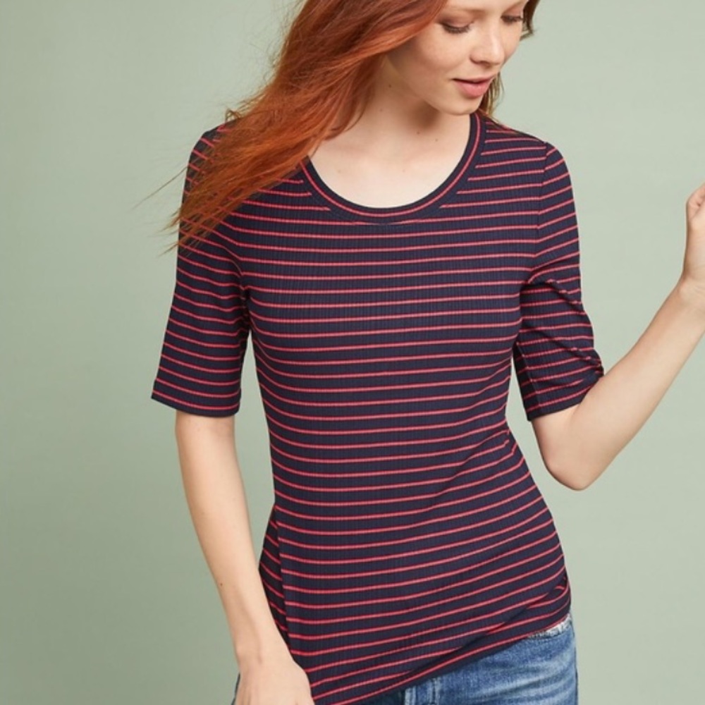 💞Pure + Good Miranda Striped Tee